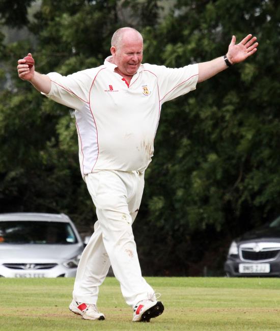 Barry Evans celebrates